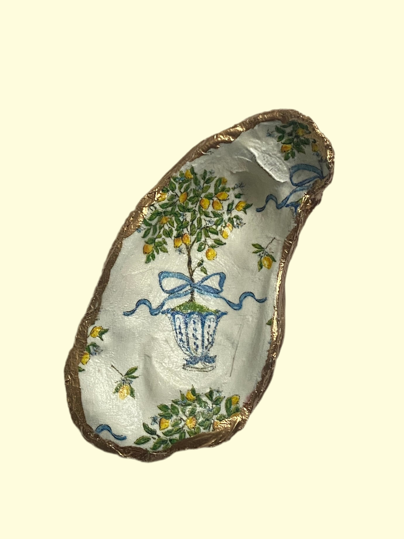 Lemons Oyster Trinket Dish
